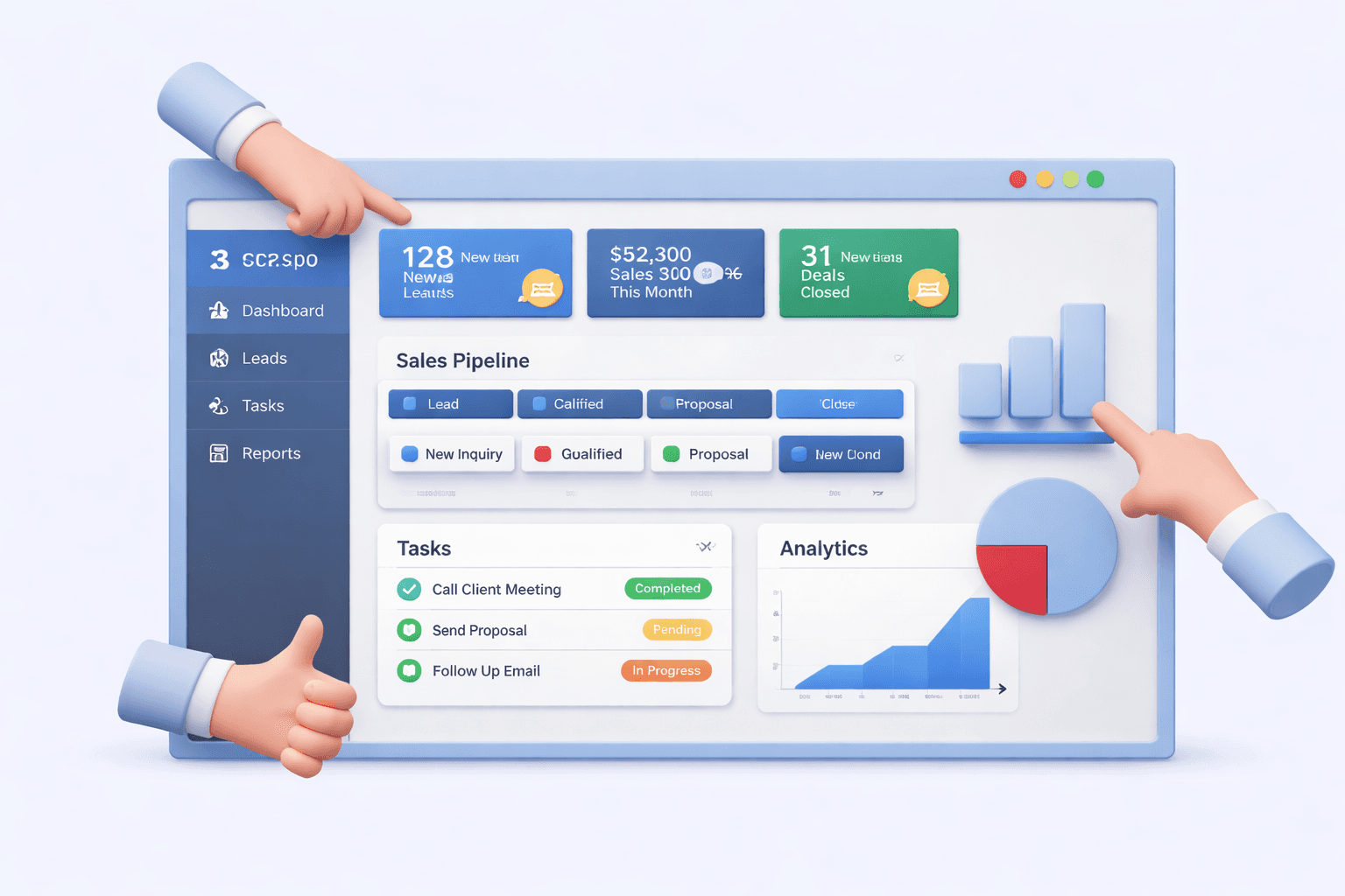 Trackpoint CRM Dashboard